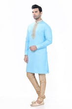 Load image into Gallery viewer, Brocade Silk - Premium Kurta Pyjama - Just $ 75! Shop now at Dapper Ethnic