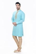 Load image into Gallery viewer, Brocade Silk - Premium Kurta Pyjama - Just $ 75! Shop now at Dapper Ethnic