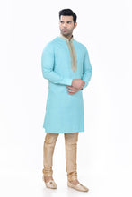 Load image into Gallery viewer, Brocade Silk - Premium Kurta Pyjama - Just $ 75! Shop now at Dapper Ethnic
