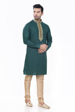 Load image into Gallery viewer, Brocade Silk - Premium Kurta Pyjama - Just $ 75! Shop now at Dapper Ethnic