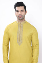 Load image into Gallery viewer, Brocade Silk - Premium Kurta Pyjama - Just $ 75! Shop now at Dapper Ethnic