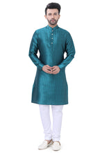 Load image into Gallery viewer, Brocade Silk - Premium Kurta Pyjama - Just $ 75! Shop now at Dapper Ethnic