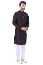 Load image into Gallery viewer, Brocade Silk - Premium Kurta Pyjama - Just $ 75! Shop now at Dapper Ethnic