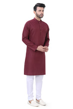 Load image into Gallery viewer, Brocade Silk - Premium Kurta Pyjama - Just $ 75! Shop now at Dapper Ethnic