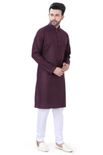 Load image into Gallery viewer, Brocade Silk - Premium Kurta Pyjama - Just $ 75! Shop now at Dapper Ethnic