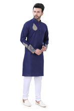 Load image into Gallery viewer, Brocade Silk - Premium Kurta Pyjama - Just $ 75! Shop now at Dapper Ethnic