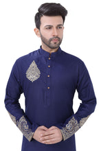Load image into Gallery viewer, Brocade Silk - Premium Kurta Pyjama - Just $ 75! Shop now at Dapper Ethnic