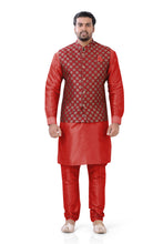 Load image into Gallery viewer, Brocade Silk - Premium Kurta Pyjama - Just $ 75! Shop now at Dapper Ethnic