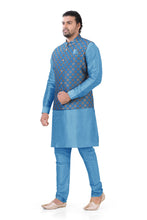 Load image into Gallery viewer, Brocade Silk - Premium Kurta Pyjama - Just $ 75! Shop now at Dapper Ethnic