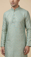 Load image into Gallery viewer, Brocade Silk - Premium Kurta Pyjama - Just $ 75! Shop now at Dapper Ethnic