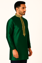 Load image into Gallery viewer, Brocade Silk - Premium Kurta Pyjama - Just $ 75! Shop now at Dapper Ethnic