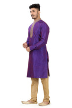 Load image into Gallery viewer, Brocade Silk - Premium Kurta Pyjama - Just $ 75! Shop now at Dapper Ethnic