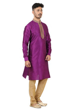 Load image into Gallery viewer, Brocade Silk - Premium Kurta Pyjama - Just $ 75! Shop now at Dapper Ethnic