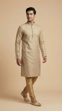 Load image into Gallery viewer, Brocade Silk - Premium Kurta Pyjama - Just $ 75! Shop now at Dapper Ethnic