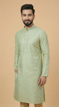 Load image into Gallery viewer, Brocade Silk - Premium Kurta Pyjama - Just $ 75! Shop now at Dapper Ethnic