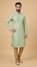 Load image into Gallery viewer, Brocade Silk - Premium Kurta Pyjama - Just $ 75! Shop now at Dapper Ethnic