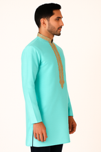 Load image into Gallery viewer, Brocade Silk - Premium Kurta Pyjama - Just $ 75! Shop now at Dapper Ethnic