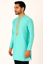Load image into Gallery viewer, Brocade Silk - Premium Kurta Pyjama - Just $ 75! Shop now at Dapper Ethnic