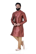 Load image into Gallery viewer, Brocade Silk - Premium Kurta Pyjama - Just $ 75! Shop now at Dapper Ethnic