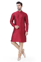 Load image into Gallery viewer, Brocade Silk - Premium Kurta Pyjama - Just $ 75! Shop now at Dapper Ethnic