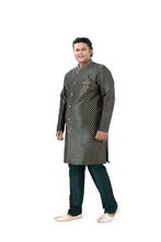 Load image into Gallery viewer, Brocade Silk - Premium Kurta Pyjama - Just $ 75! Shop now at Dapper Ethnic
