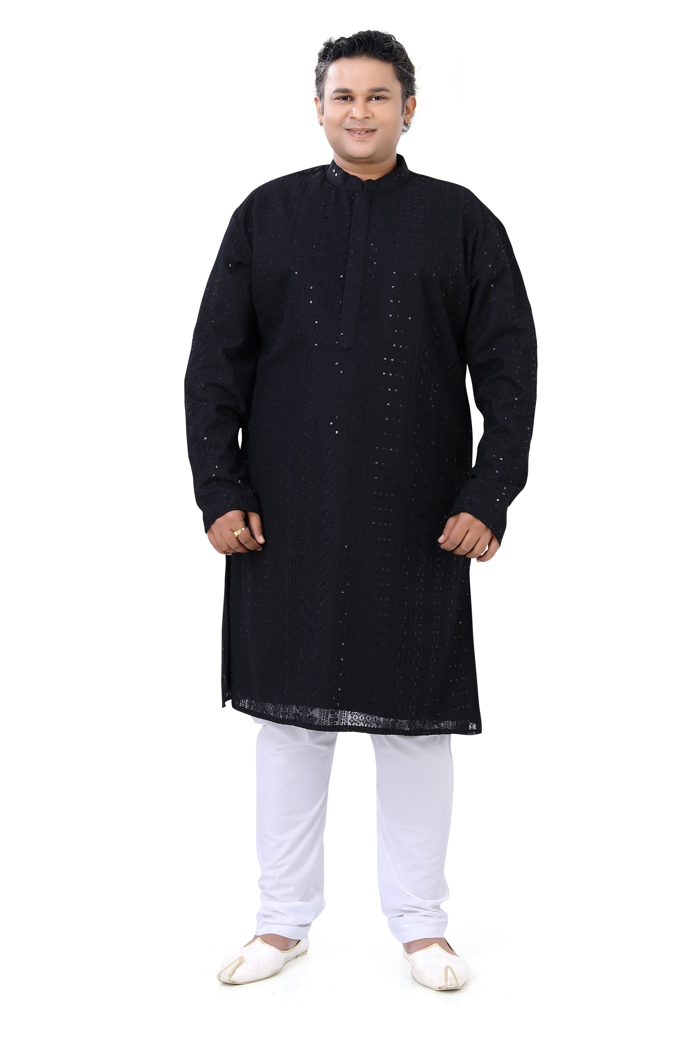Light Gold Kurta Lucknowie Trouser main image 0