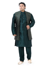 Load image into Gallery viewer, Brocade Silk - Premium Kurta Pyjama - Just $ 75! Shop now at Dapper Ethnic