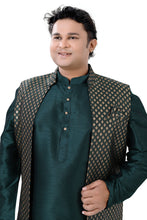 Load image into Gallery viewer, Brocade Silk - Premium Kurta Pyjama - Just $ 75! Shop now at Dapper Ethnic