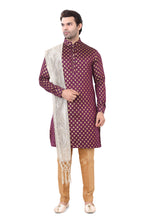 Load image into Gallery viewer, Brocade Silk - Premium Kurta Pyjama - Just $ 75! Shop now at Dapper Ethnic