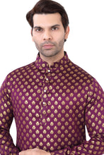 Load image into Gallery viewer, Brocade Silk - Premium Kurta Pyjama - Just $ 75! Shop now at Dapper Ethnic