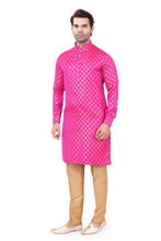 Load image into Gallery viewer, Brocade Silk - Premium Kurta Pyjama - Just $ 75! Shop now at Dapper Ethnic