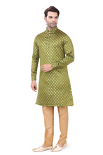 Load image into Gallery viewer, Brocade Silk - Premium Kurta Pyjama - Just $ 75! Shop now at Dapper Ethnic