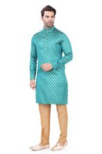 Load image into Gallery viewer, Brocade Silk - Premium Kurta Pyjama - Just $ 75! Shop now at Dapper Ethnic