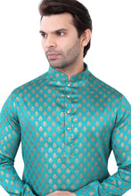 Load image into Gallery viewer, Brocade Silk - Premium Kurta Pyjama - Just $ 75! Shop now at Dapper Ethnic
