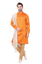 Load image into Gallery viewer, Brocade Silk - Premium Kurta Pyjama - Just $ 75! Shop now at Dapper Ethnic