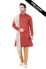 Load image into Gallery viewer, Brocade Silk - Premium Kurta Pyjama - Just $ 75! Shop now at Dapper Ethnic