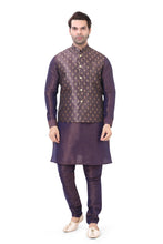 Load image into Gallery viewer, Brocade Silk - Premium Kurta Pyjama - Just $ 75! Shop now at Dapper Ethnic