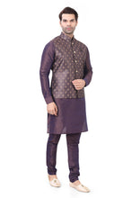 Load image into Gallery viewer, Brocade Silk - Premium Kurta Pyjama - Just $ 75! Shop now at Dapper Ethnic
