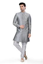 Load image into Gallery viewer, Brocade Silk - Premium Kurta Pyjama - Just $ 75! Shop now at Dapper Ethnic