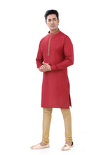 Load image into Gallery viewer, Brocade Silk - Premium Kurta Pyjama - Just $ 75! Shop now at Dapper Ethnic