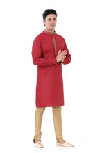 Load image into Gallery viewer, Brocade Silk - Premium Kurta Pyjama - Just $ 75! Shop now at Dapper Ethnic