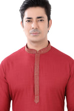 Load image into Gallery viewer, Brocade Silk - Premium Kurta Pyjama - Just $ 75! Shop now at Dapper Ethnic