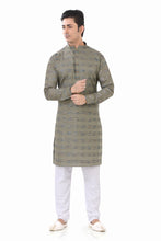 Load image into Gallery viewer, Brocade Silk - Premium Kurta Pyjama - Just $ 75! Shop now at Dapper Ethnic
