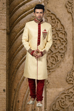 Load image into Gallery viewer, Brocade Silk - Premium Kurta Pyjama - Just $ 75! Shop now at Dapper Ethnic