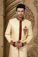 Load image into Gallery viewer, Brocade Silk - Premium Kurta Pyjama - Just $ 75! Shop now at Dapper Ethnic