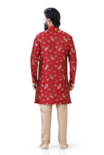 Load image into Gallery viewer, Aangrakha style 2 pieces Indo western in Red