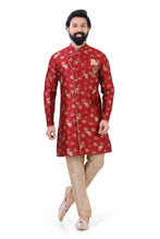 Load image into Gallery viewer, Aangrakha style 2 pieces Indo western in Red
