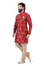 Load image into Gallery viewer, Aangrakha style 2 pieces Indo western in Red