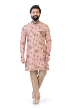 Load image into Gallery viewer, Aangrakha Style Banarasi 2 pieces Indo western in Blush Pink