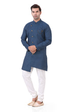 Load image into Gallery viewer, Aangrakha Style 2 pieces Indo western in Blue